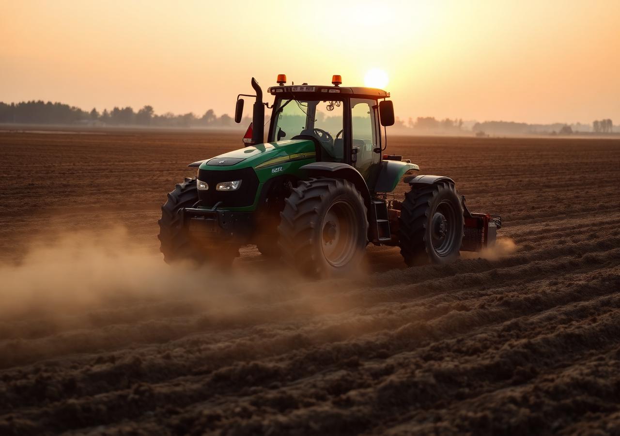 Preparação de terrenos e apoio agrícola